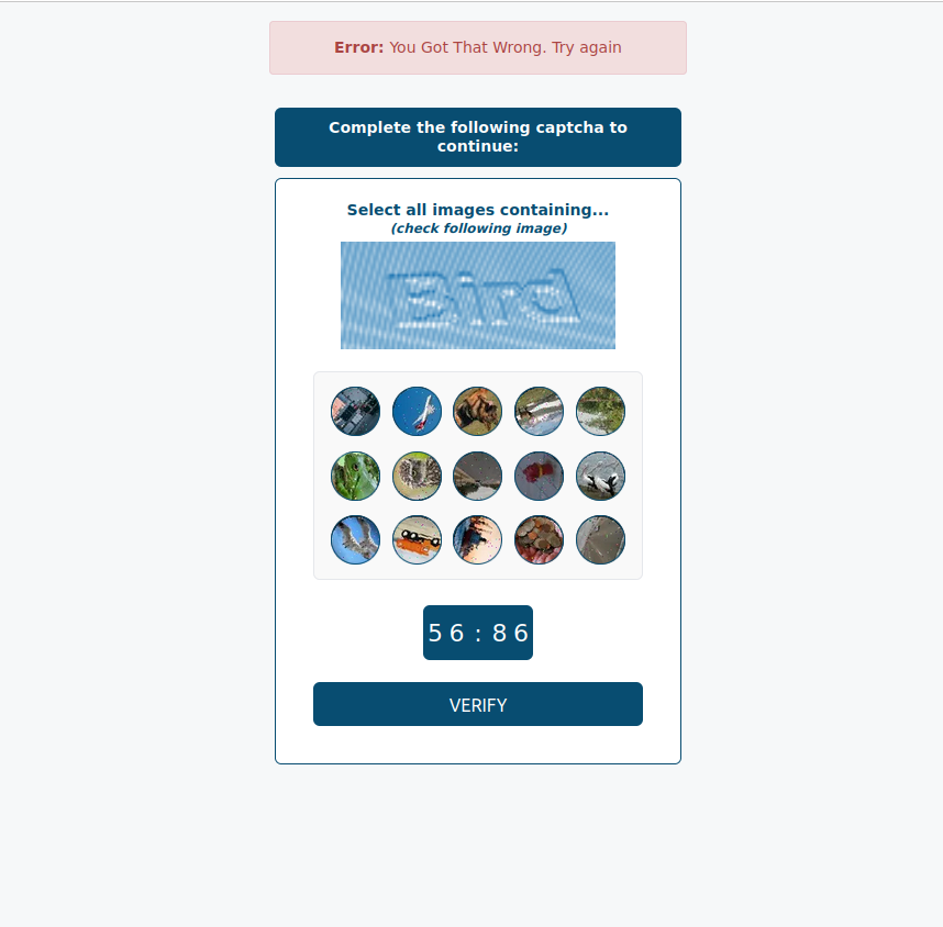 Abacus Market CAPTCHA Verification